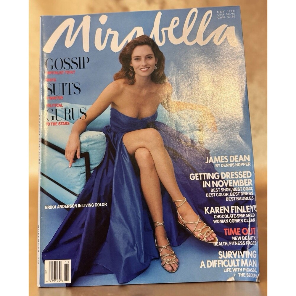 Mirabella Magazine 1990 Erika Anderson James Dean By Dennis Hopper - Frida Kahlo